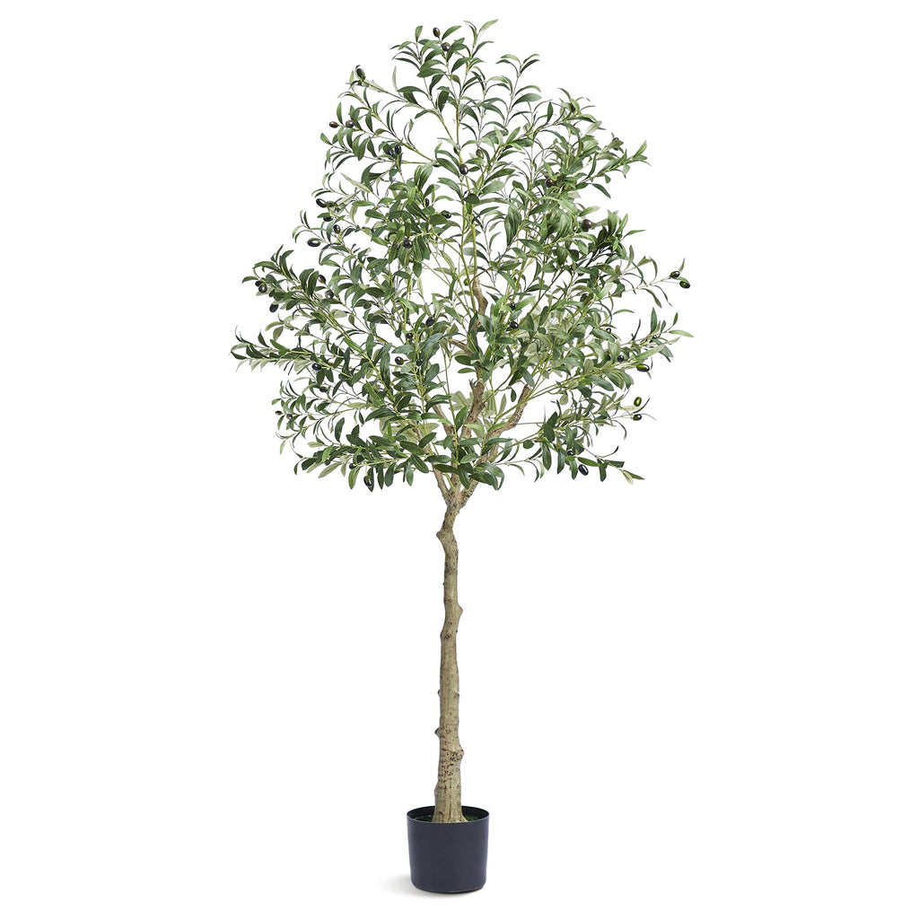 6 FT Tall Artificial Olive Tree – Lifelike Design for Your Space