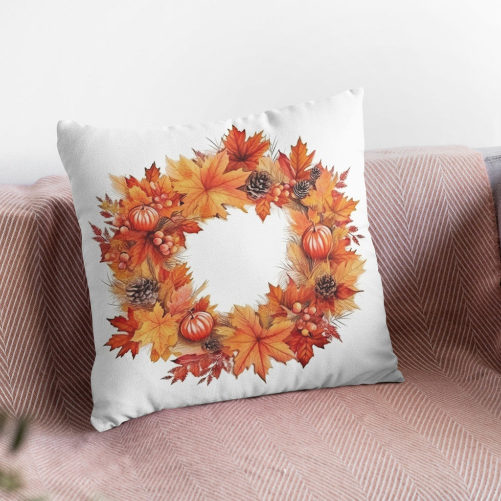 Fall Season Home Decor Throw Pillow Autumn Pattern Cushion Cover by