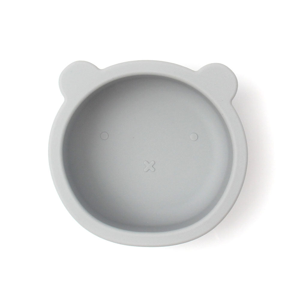 Children's tableware baby bowl children's silicone suction cup bowl bear food supplement bowl