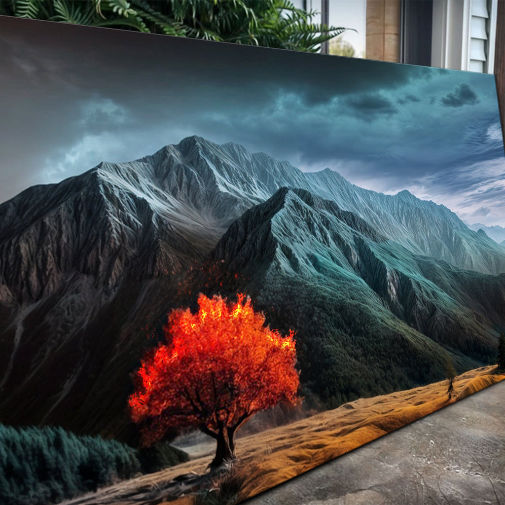 Burning Bush – Faith Wall Art IX