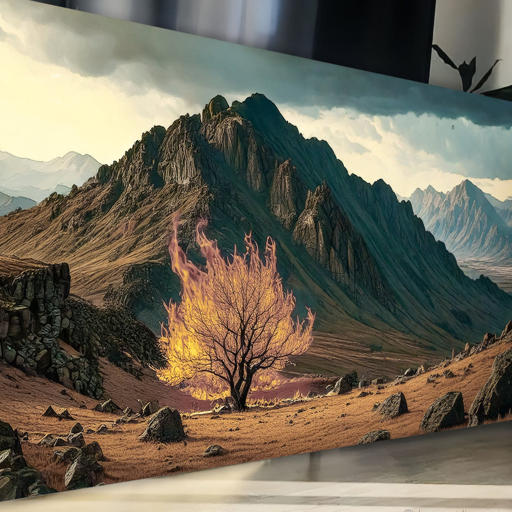 Burning Bush – Faith Wall Art VI