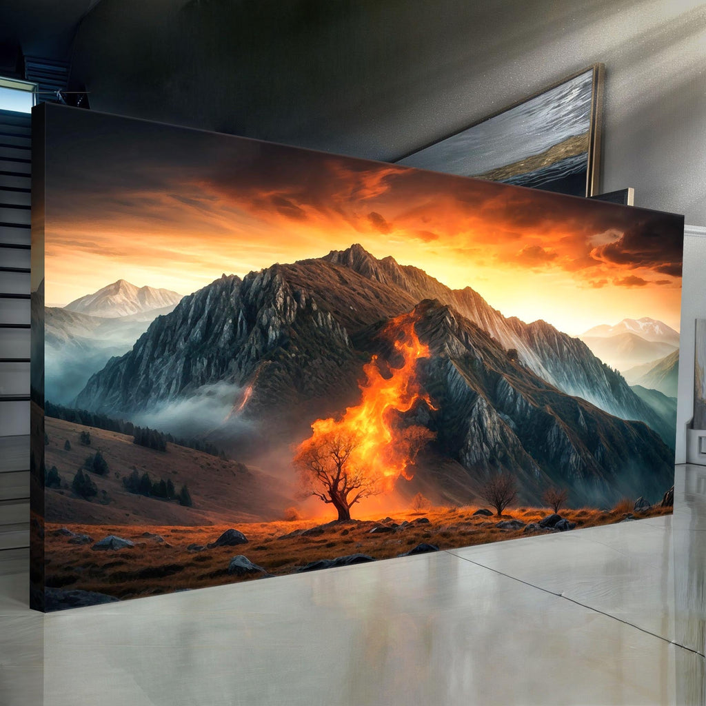 Burning Bush – Faith Wall Art XIII