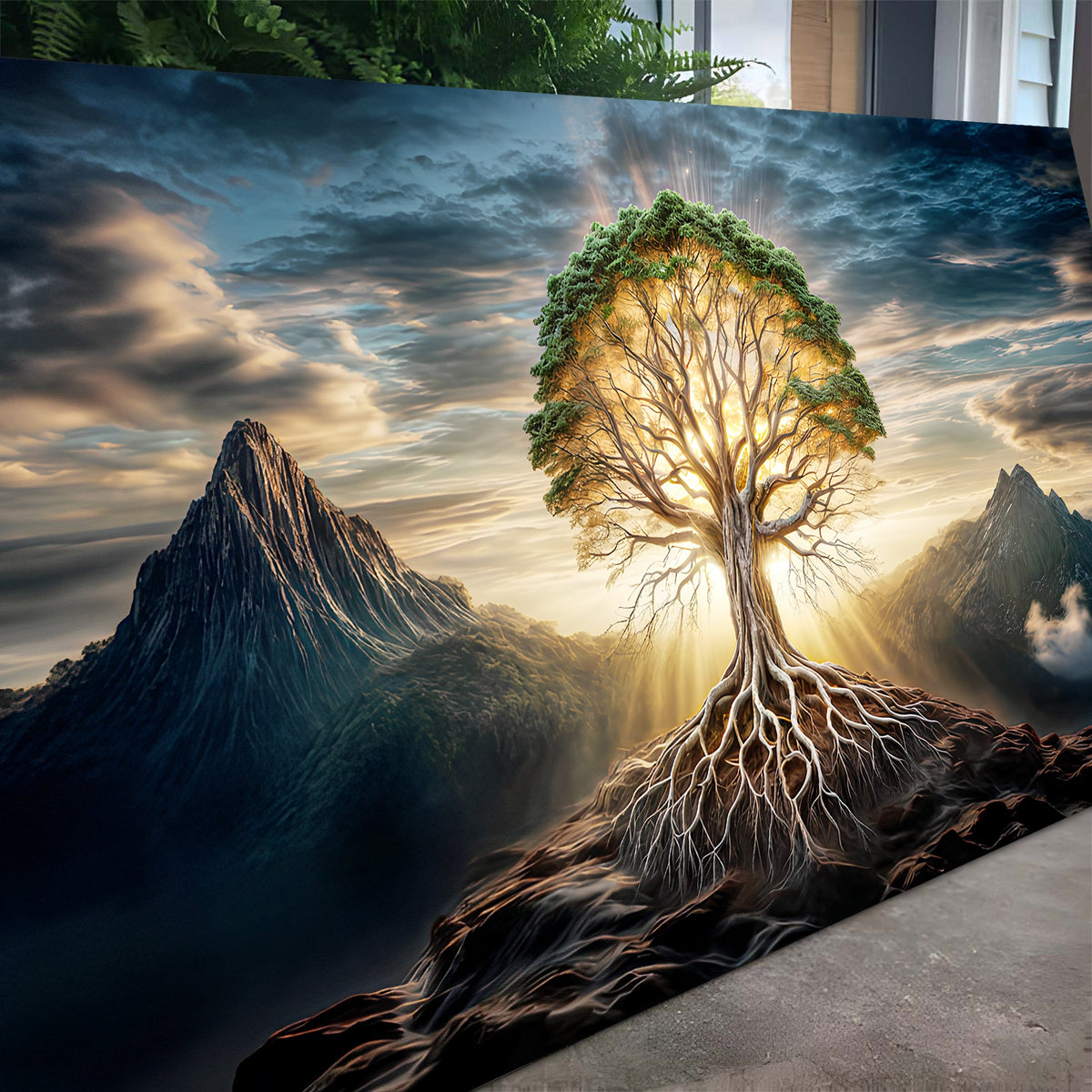 Burning Bush – Faith Wall Art VIII