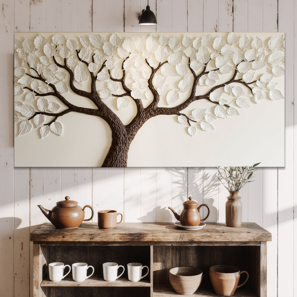 Ivory Canopy Tree Wall Art