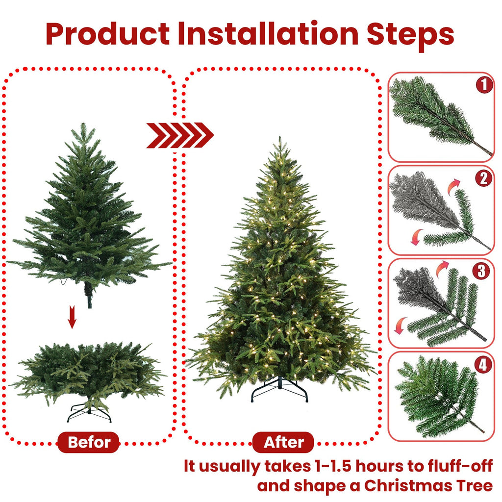 4ft Pre – Lit Artificial Christmas Tree