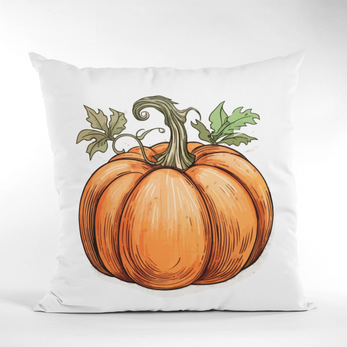Pumpkin Pattern Throw Pillow Fall Season Home Decor Pillow by