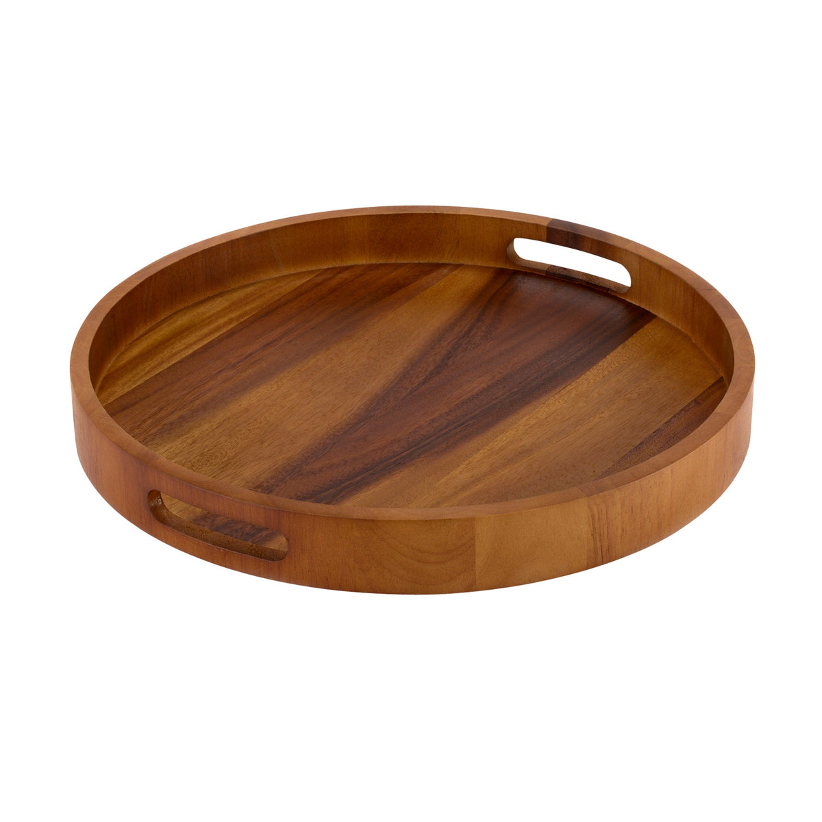 Round Serving Trays – Solid Bottom