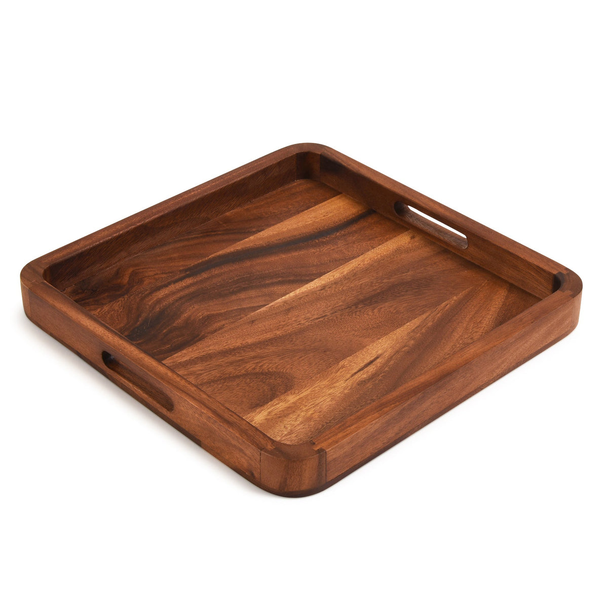 Square Serving Tray – 15" – Solid Bottom
