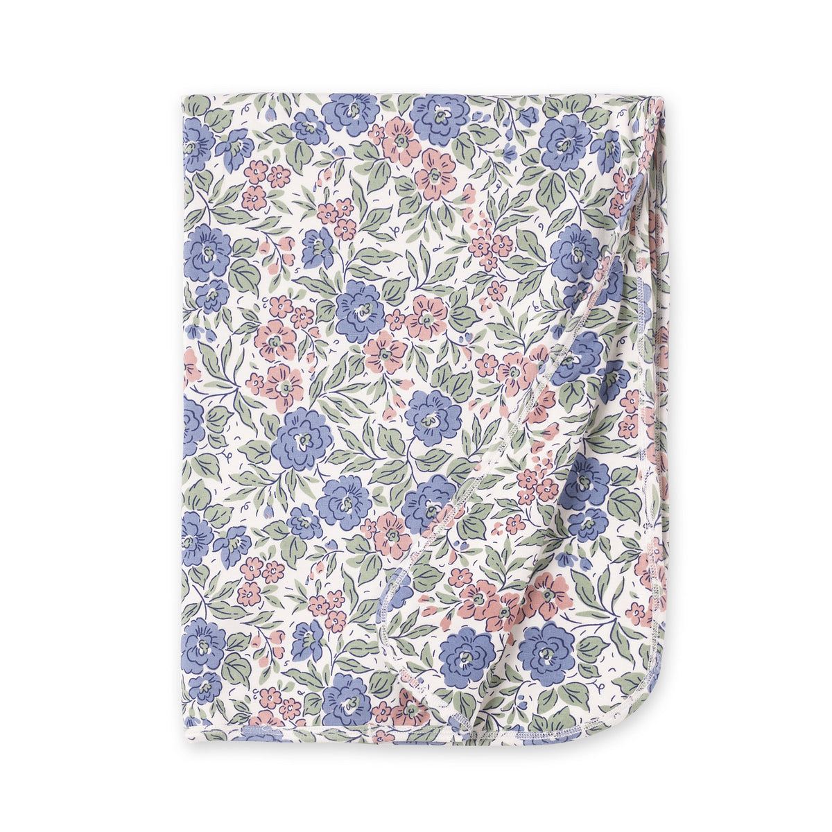 Vintage Floral Bamboo Stroller Blanket – Ultra Soft
