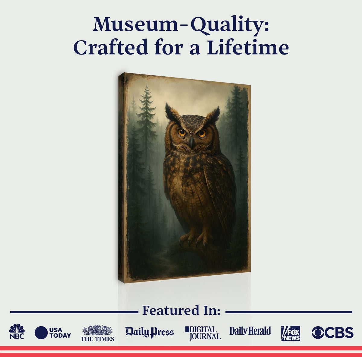 Watcher Of The Woods Owl Wall Art