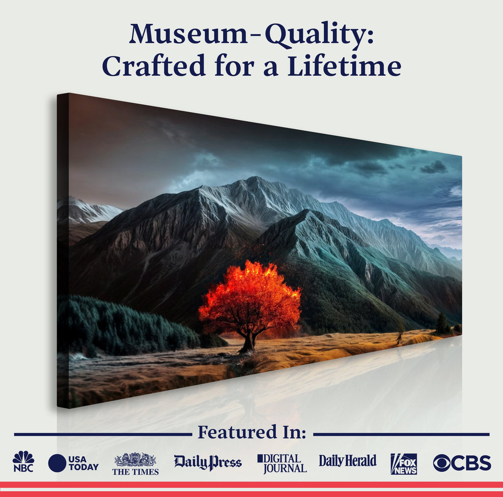 Burning Bush – Faith Wall Art IX