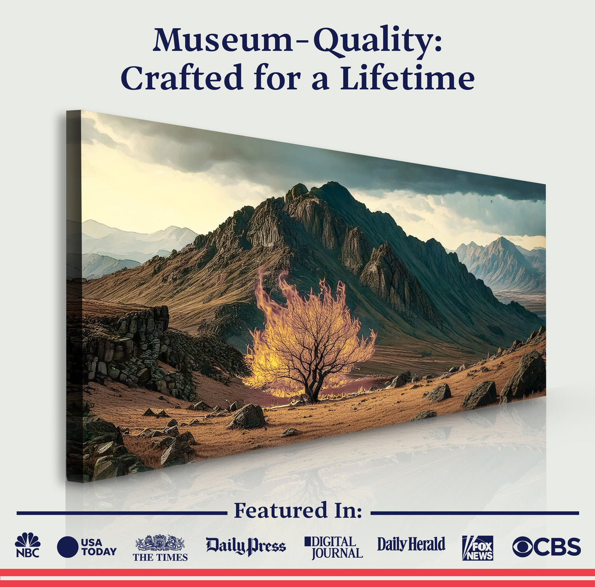Burning Bush – Faith Wall Art VI
