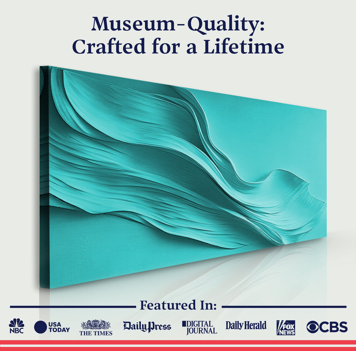 Turquoise Minimalist Wall Art