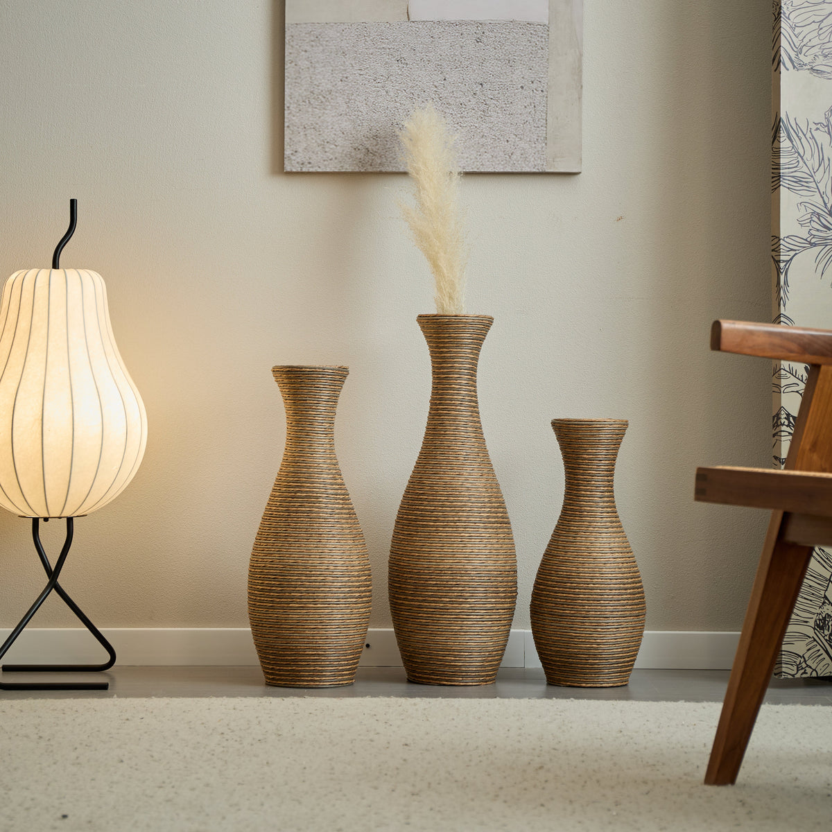 Elegant 3 – Piece Vase Set