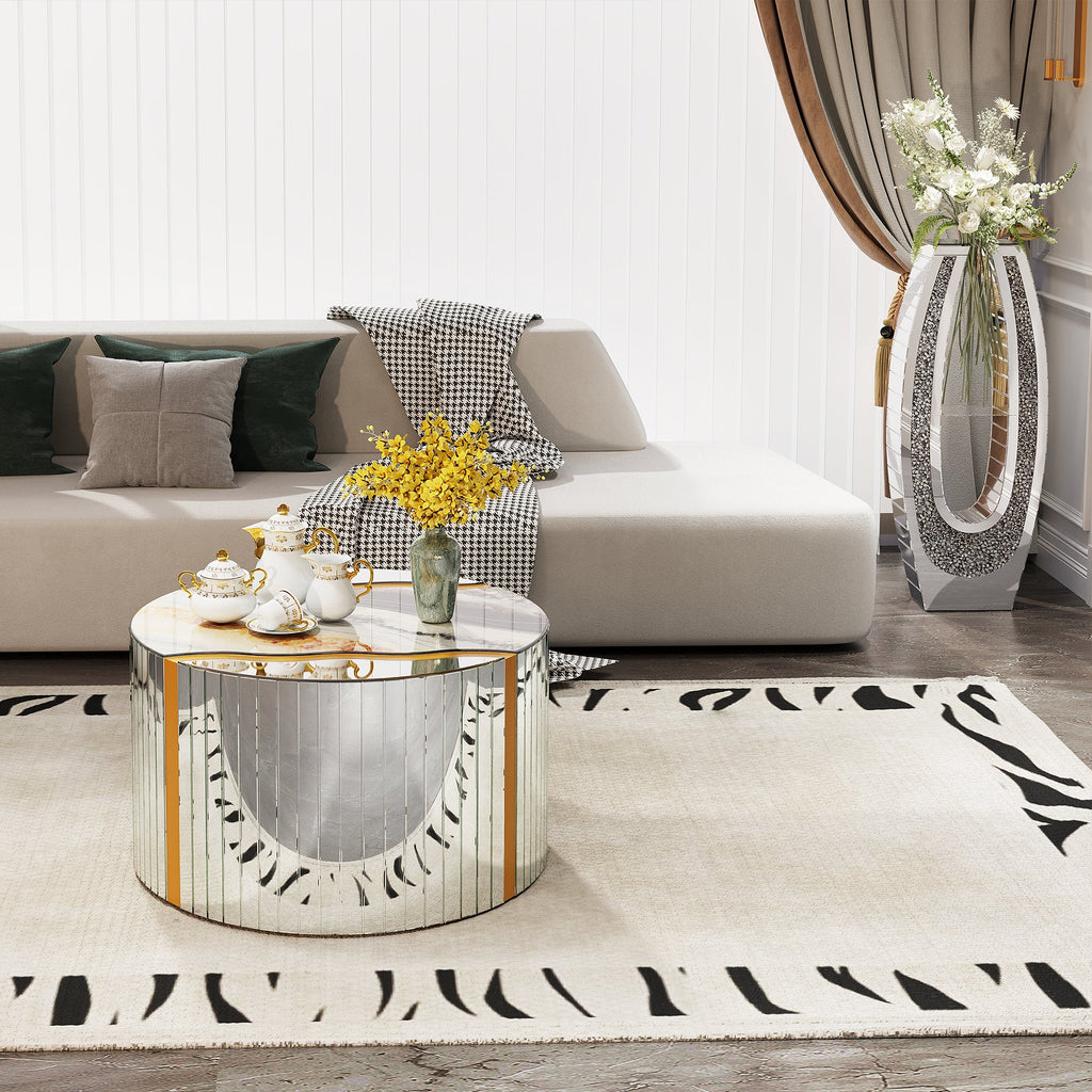 U – Shaped Tall Decorative Floor Vase