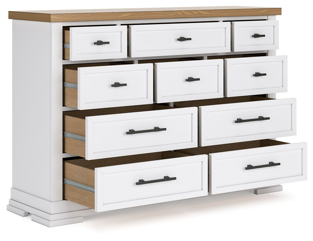 Ashbryn – Dresser – White / Natural