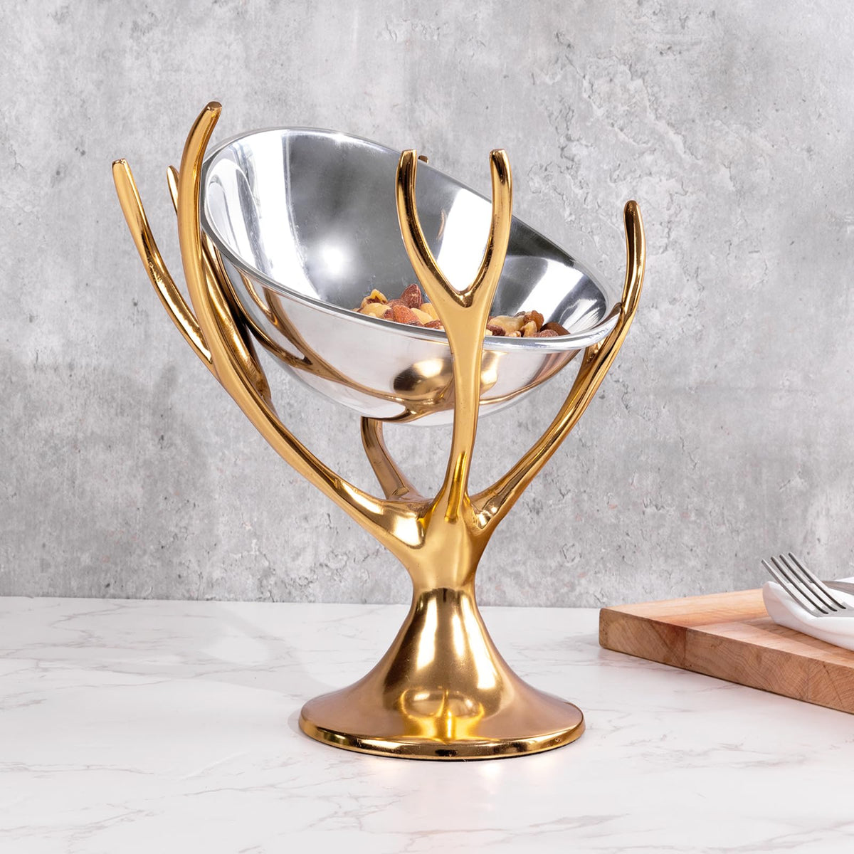 Premium Bronze Gold Ice Bucket & Champagne Cooler