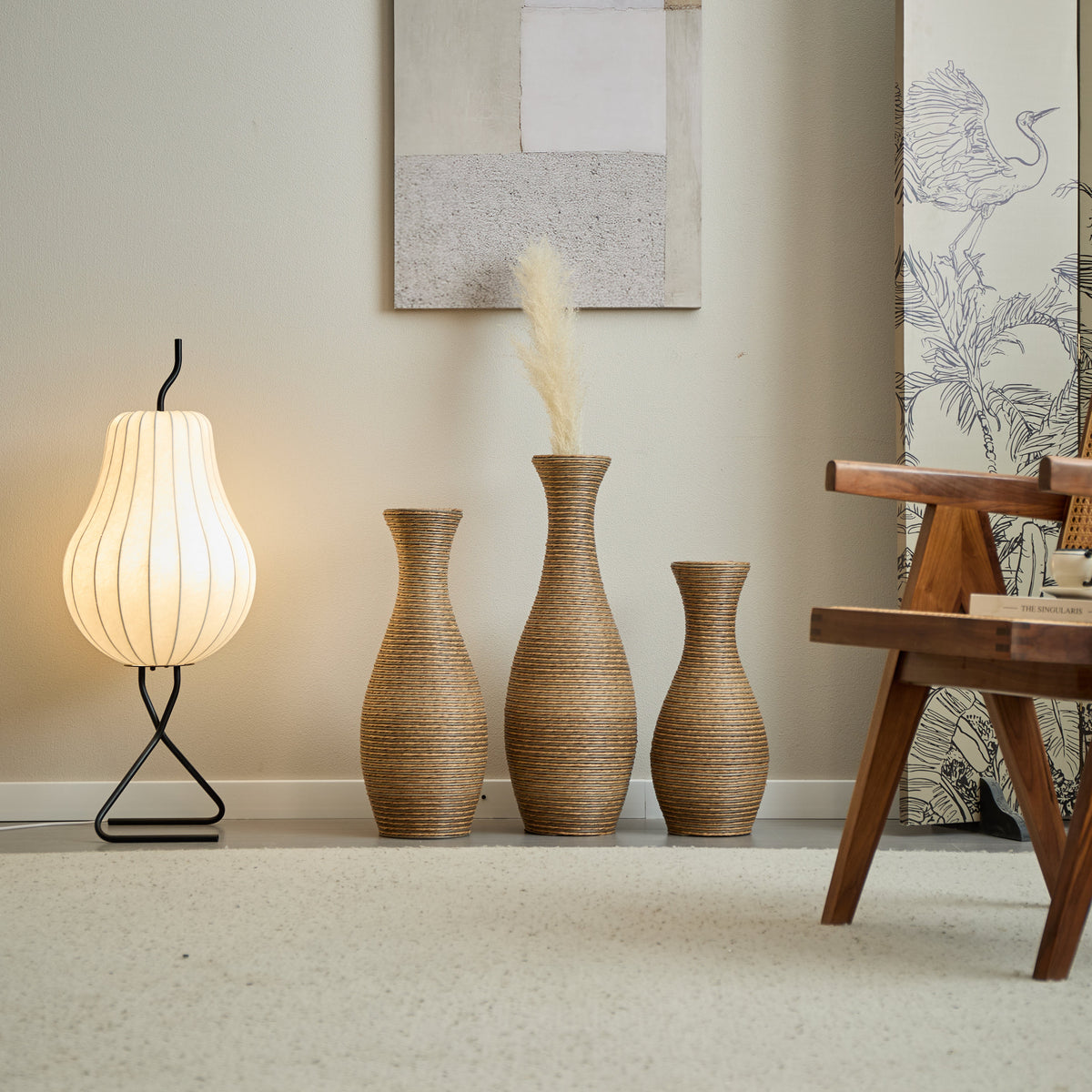 Elegant 3 – Piece Vase Set