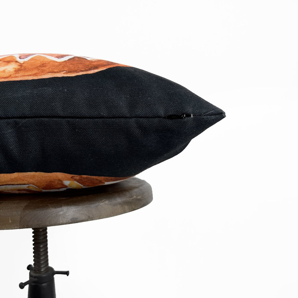 Artistic Jack O Lantern Pillow