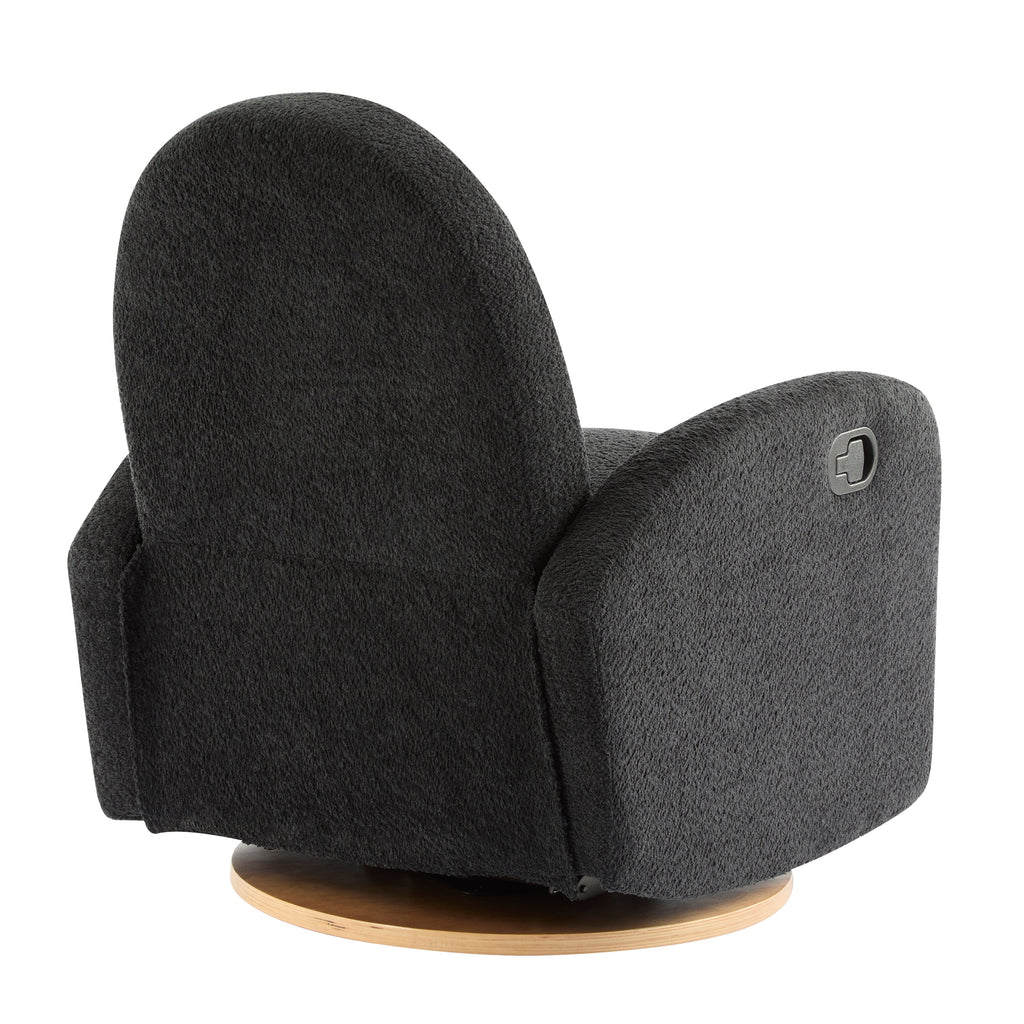 360 Swivel and Glider Recliner Chair – Black