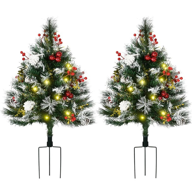 Artificial Christmas Tree – Festive Outdoor Christmas Porch Decor Set
