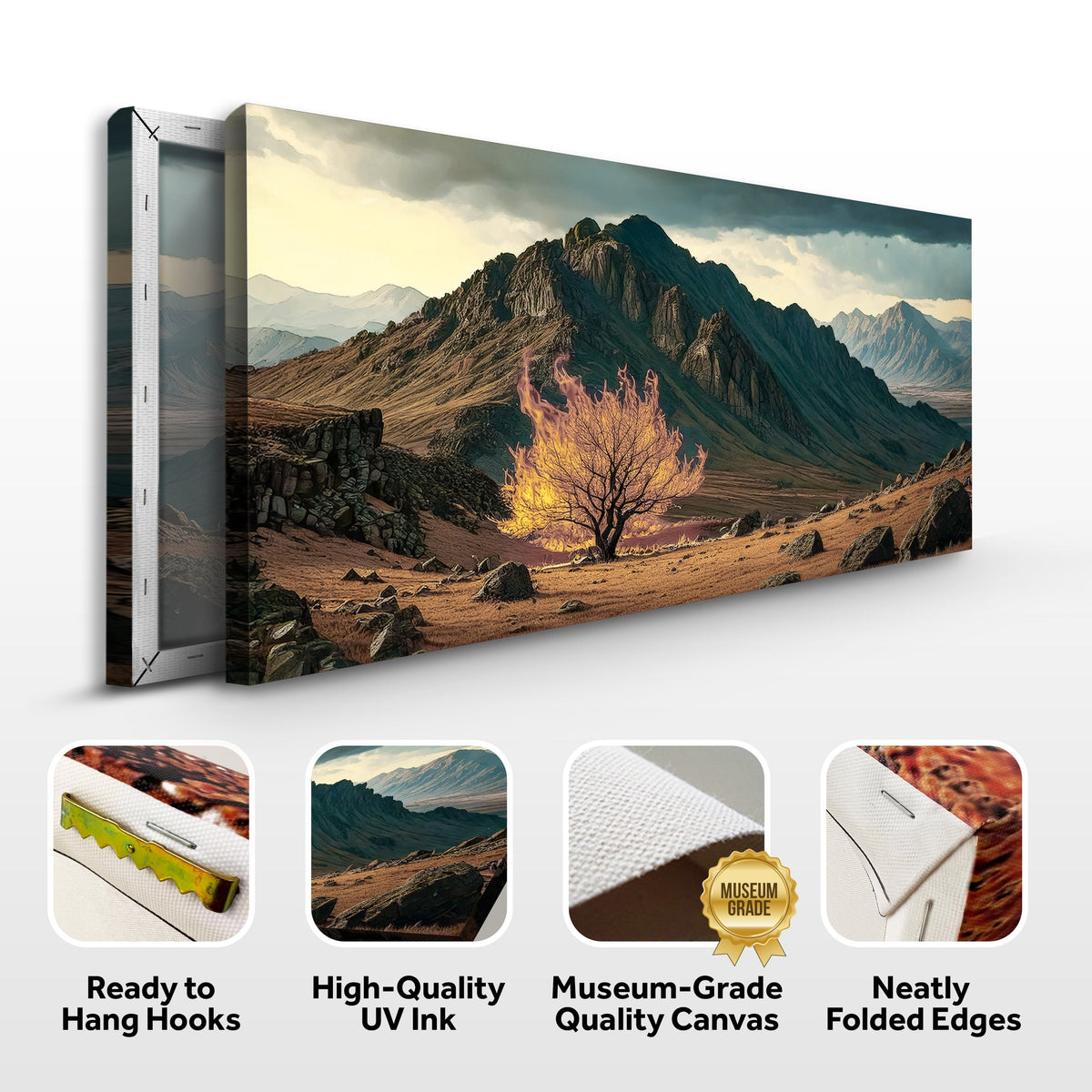 Burning Bush – Faith Wall Art VI