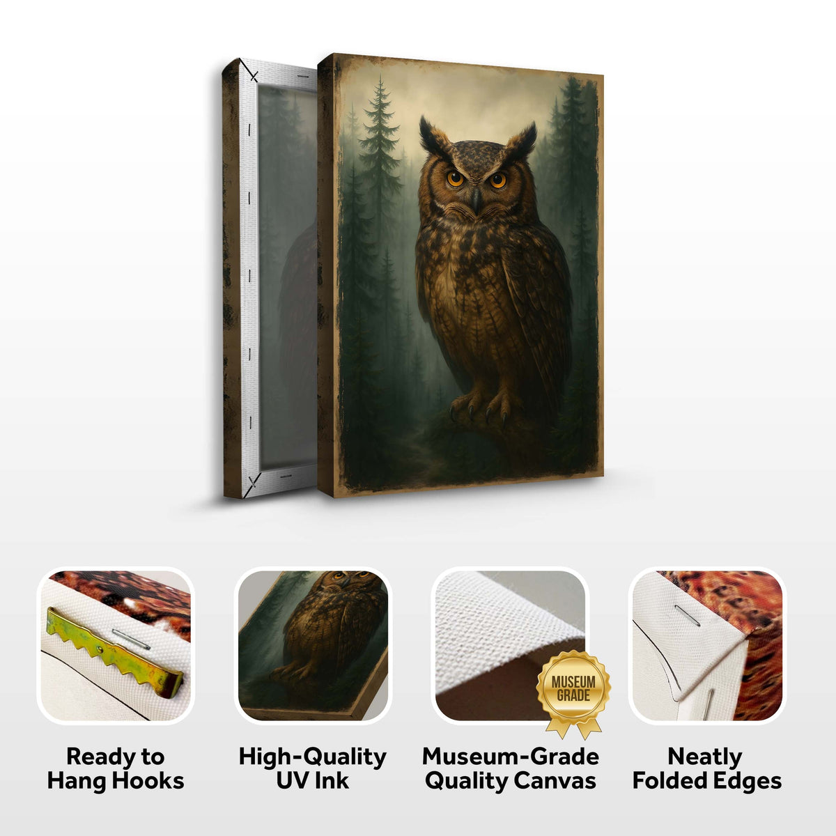 Watcher Of The Woods Owl Wall Art