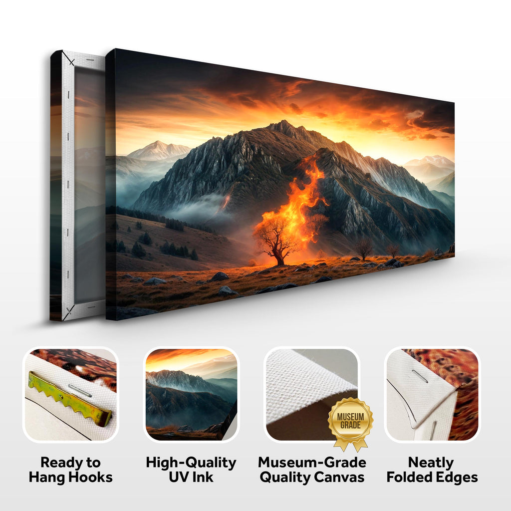 Burning Bush – Faith Wall Art XIII