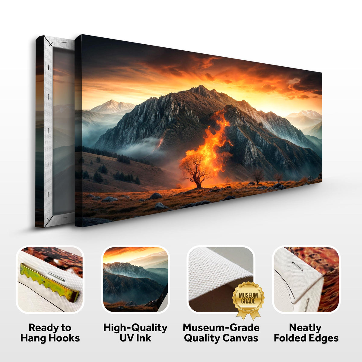 Burning Bush – Faith Wall Art XIII