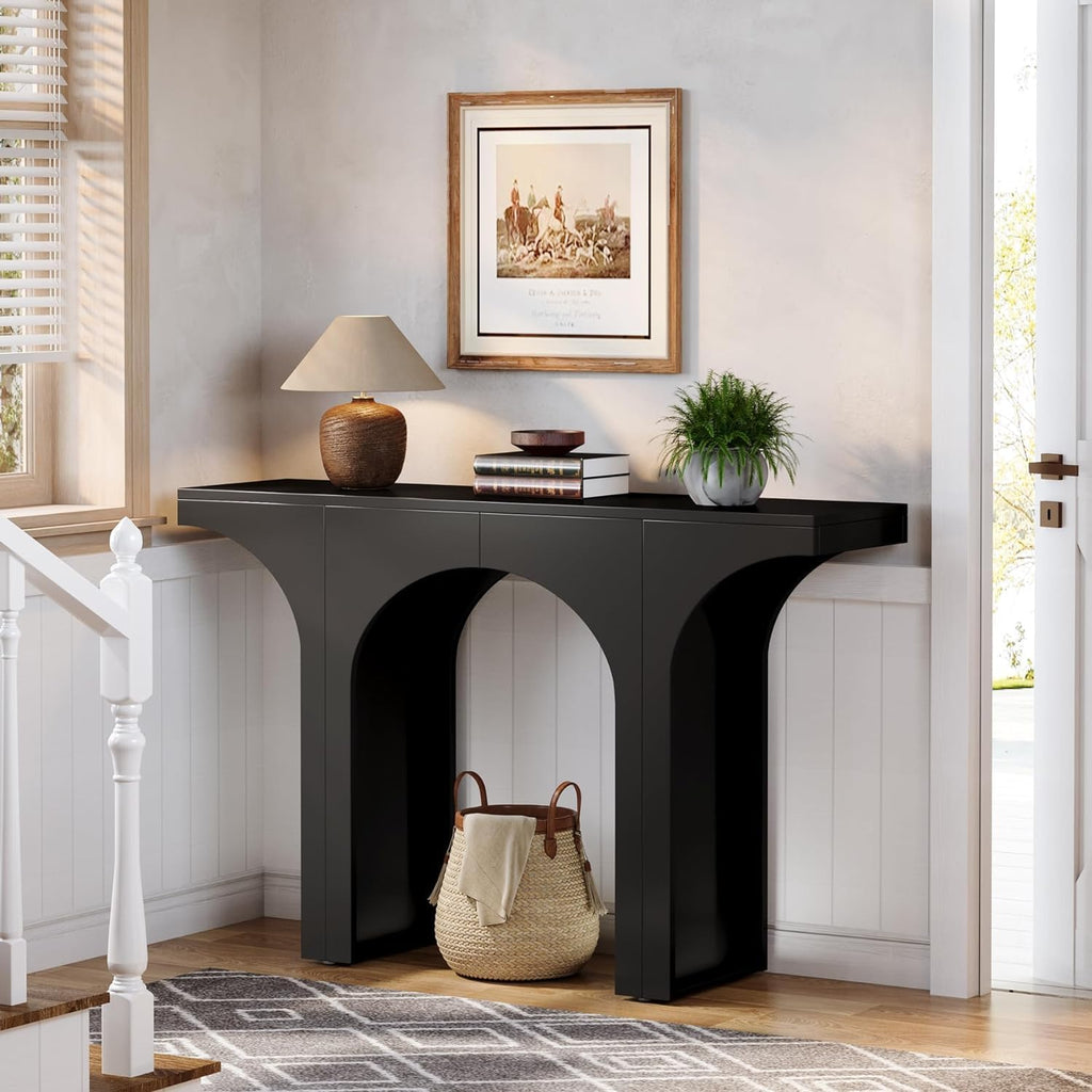 47 – Inch Modern Black Console Table