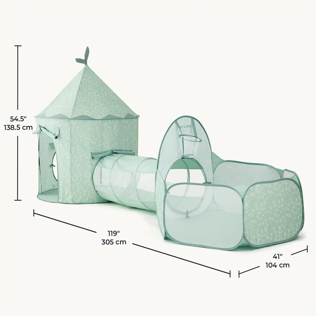 Tiny Land® Compact Adventure 3 – in – 1 Play Tunnel With no Balls