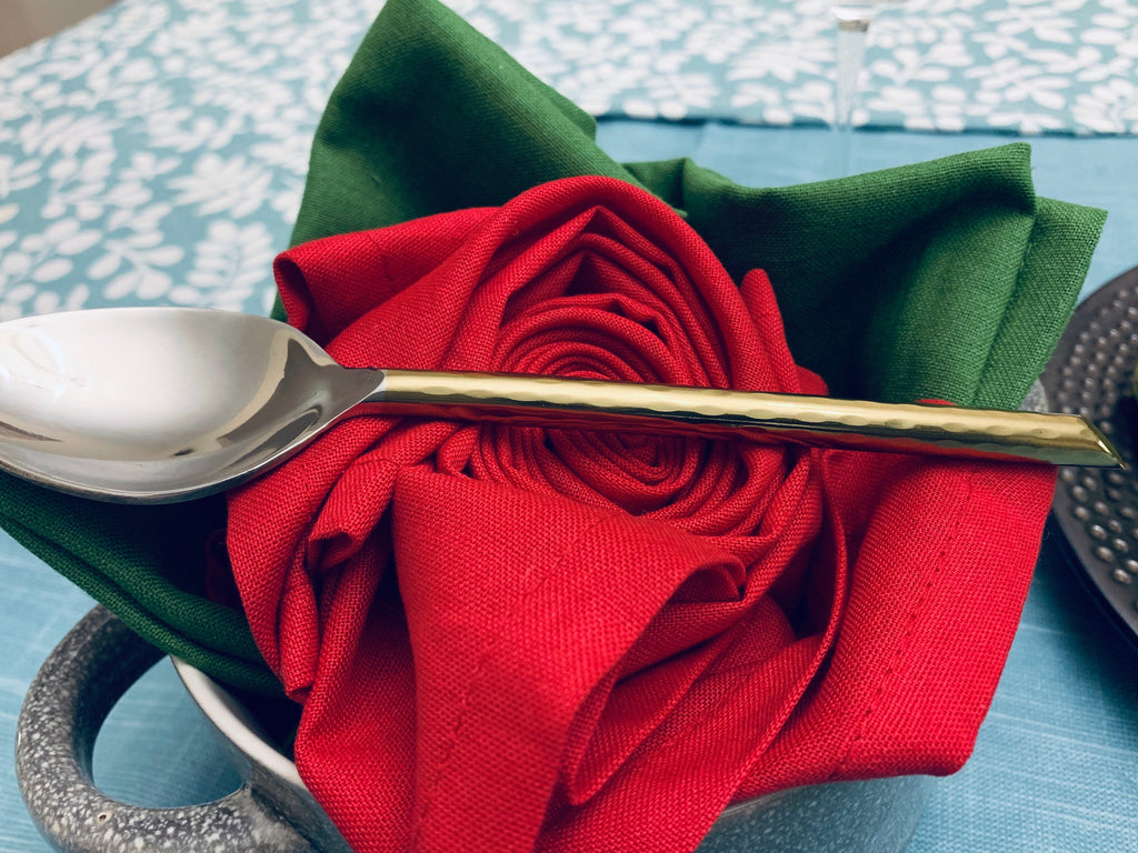 Vibhsa Gold Silverware Tablespoons Set of 6