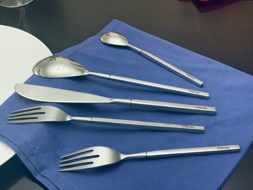 Vibhsa Modern Stainless Steel Flatware Set of 20 – PC
