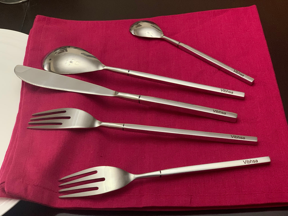 Vibhsa Modern Stainless Steel Flatware Set of 20 – PC