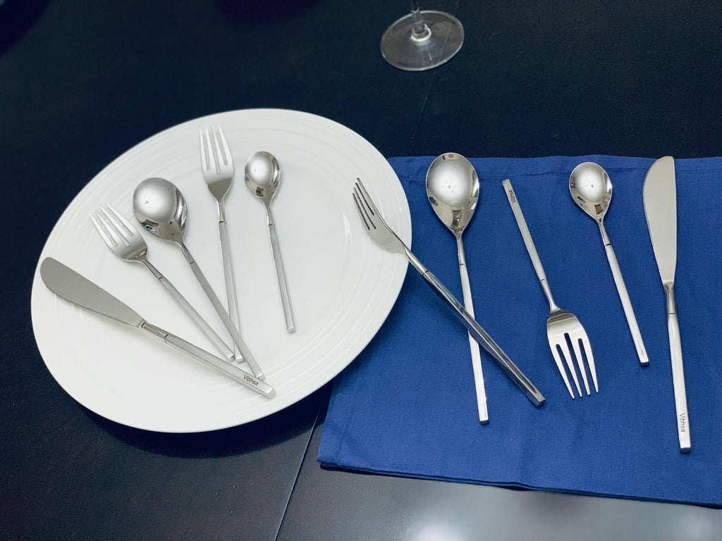 Vibhsa Modern Stainless Steel Flatware Set of 20 – PC
