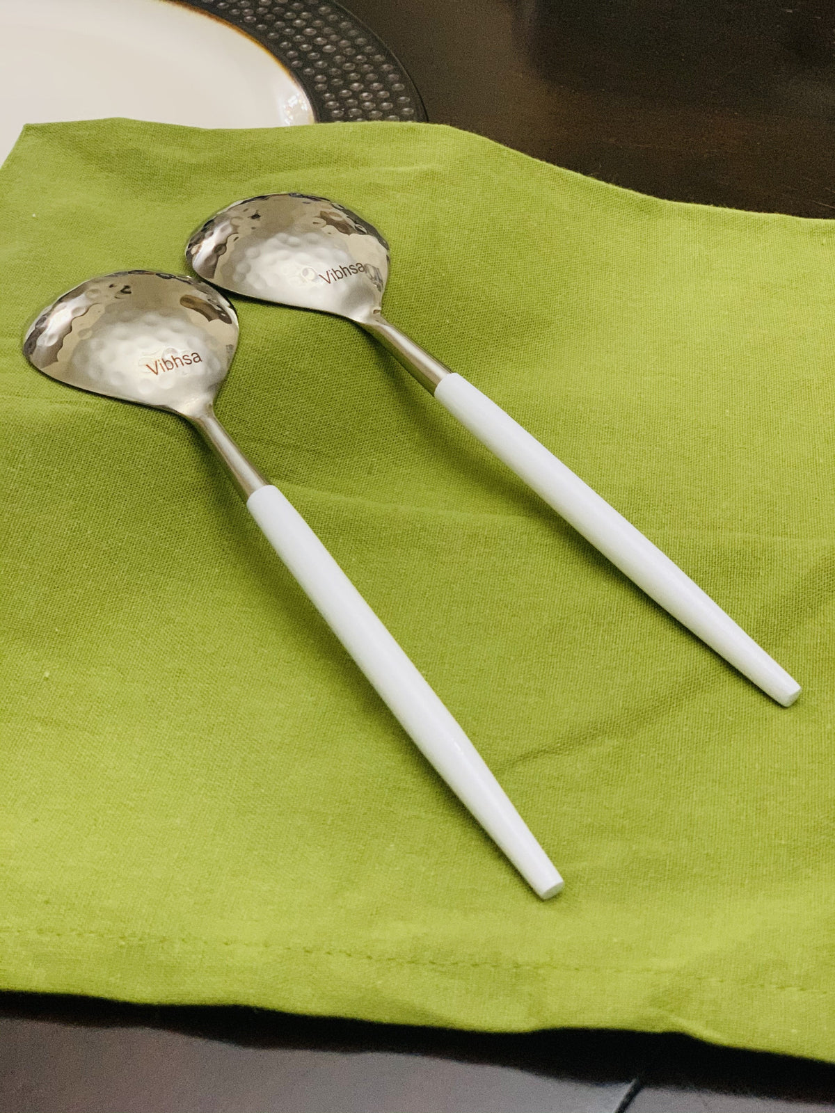 Vibhsa 6 – PC Tablespoon Serving for 6 (Hammered Mouth)