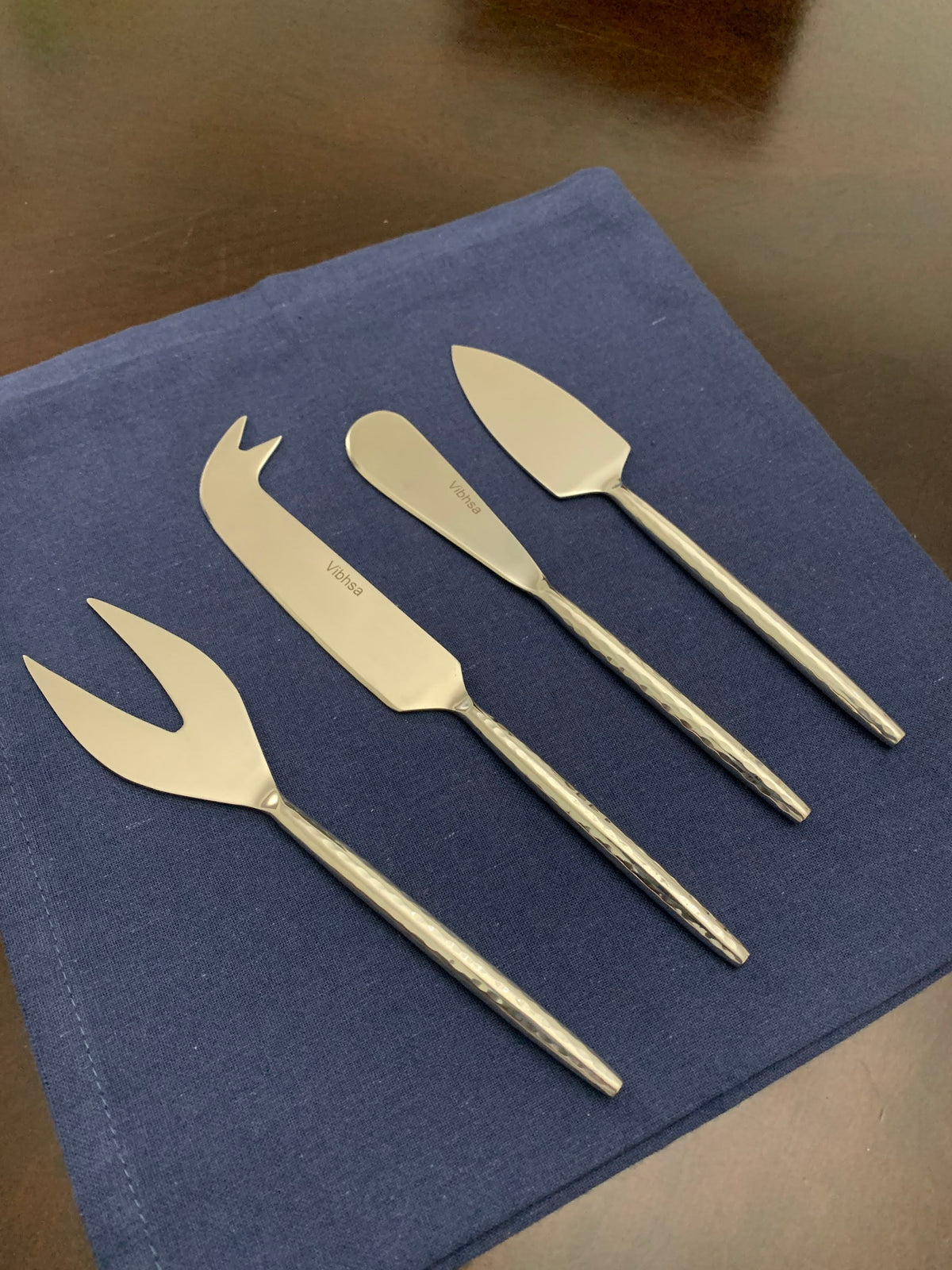 Vibhsa Stainless Steel Cheese Knives set of 4