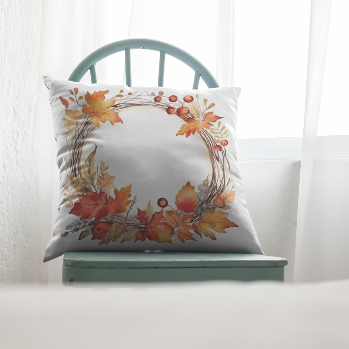 Fall Decor Cushion Cover Autumn Living Room Throw Pillow by Homeezone