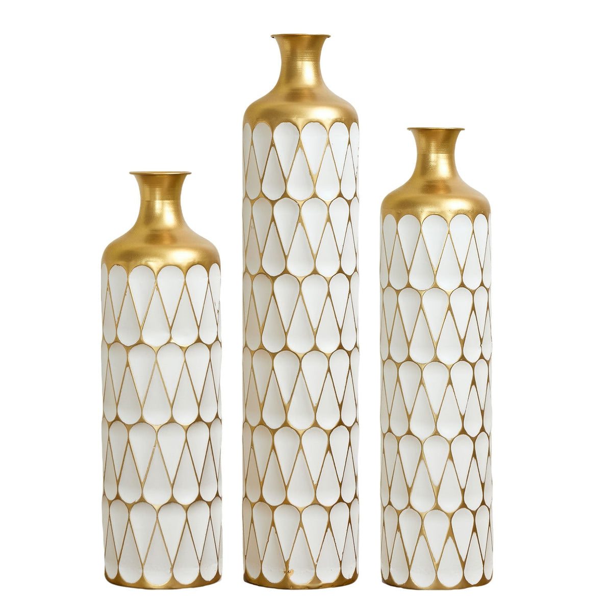 Set of 3 Elegant Vases