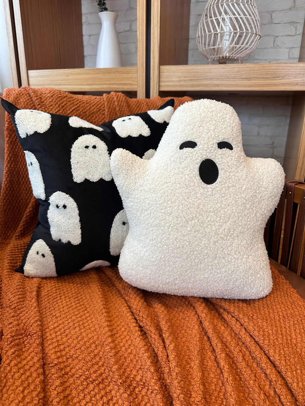 Sherpa Ghost Pillow