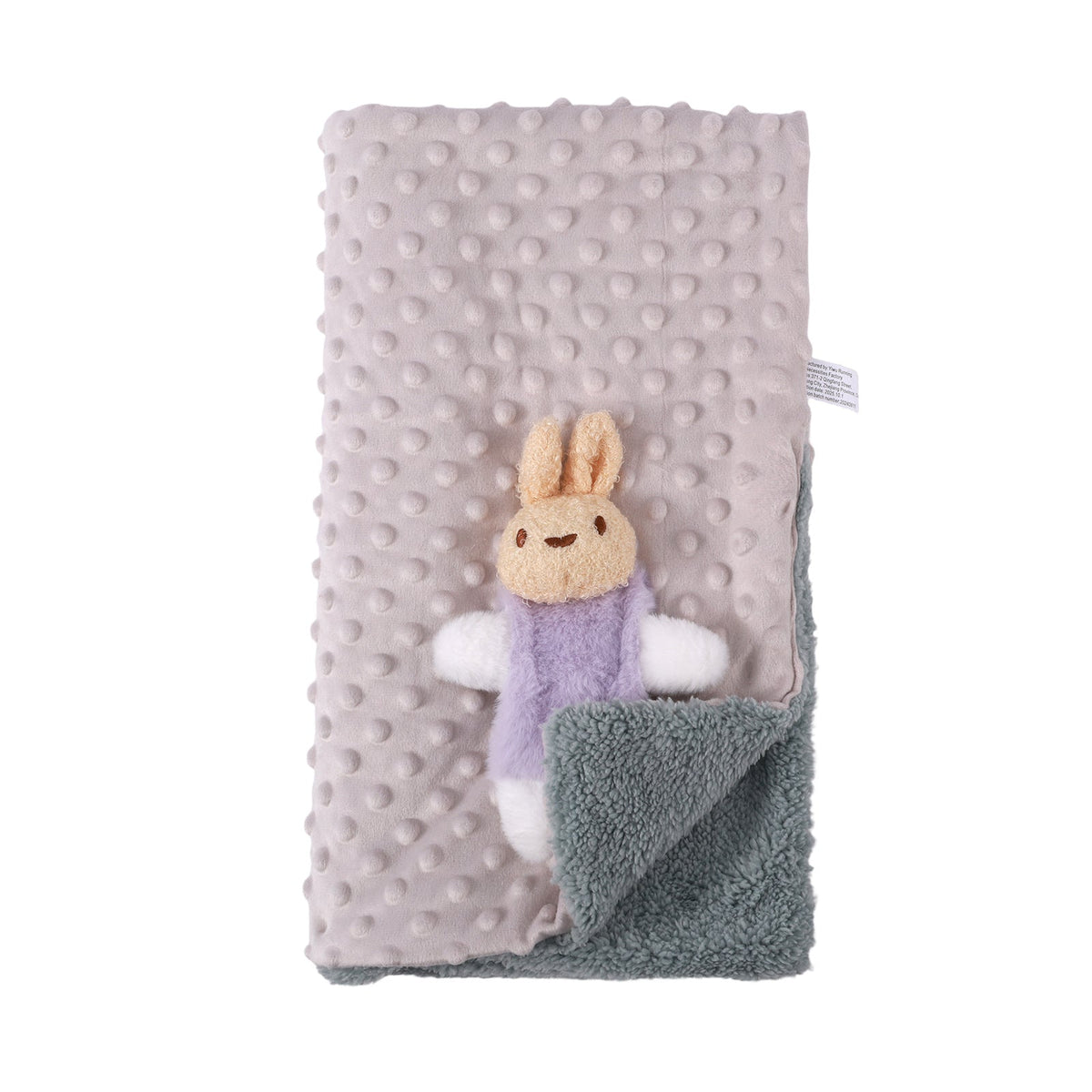 Soft Double – layered Thermal Blanket Textured Puffed Surface