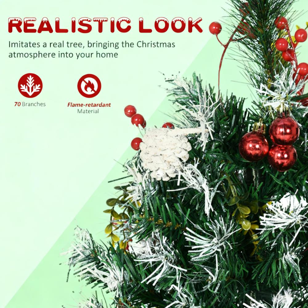 Artificial Christmas Tree – Festive Outdoor Christmas Porch Decor Set