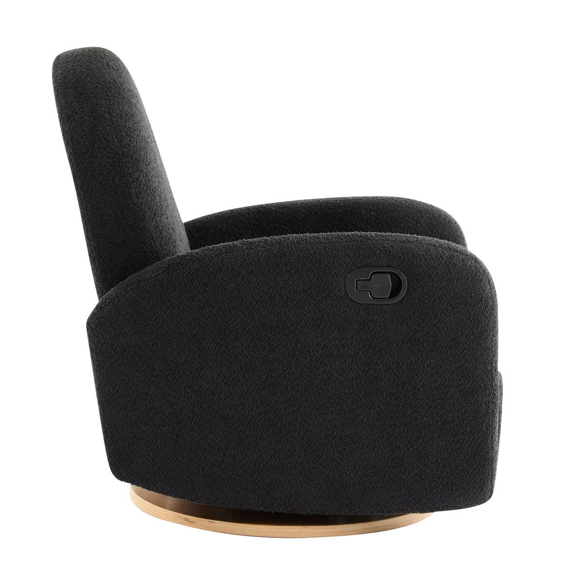 360 Swivel and Glider Recliner Chair – Black