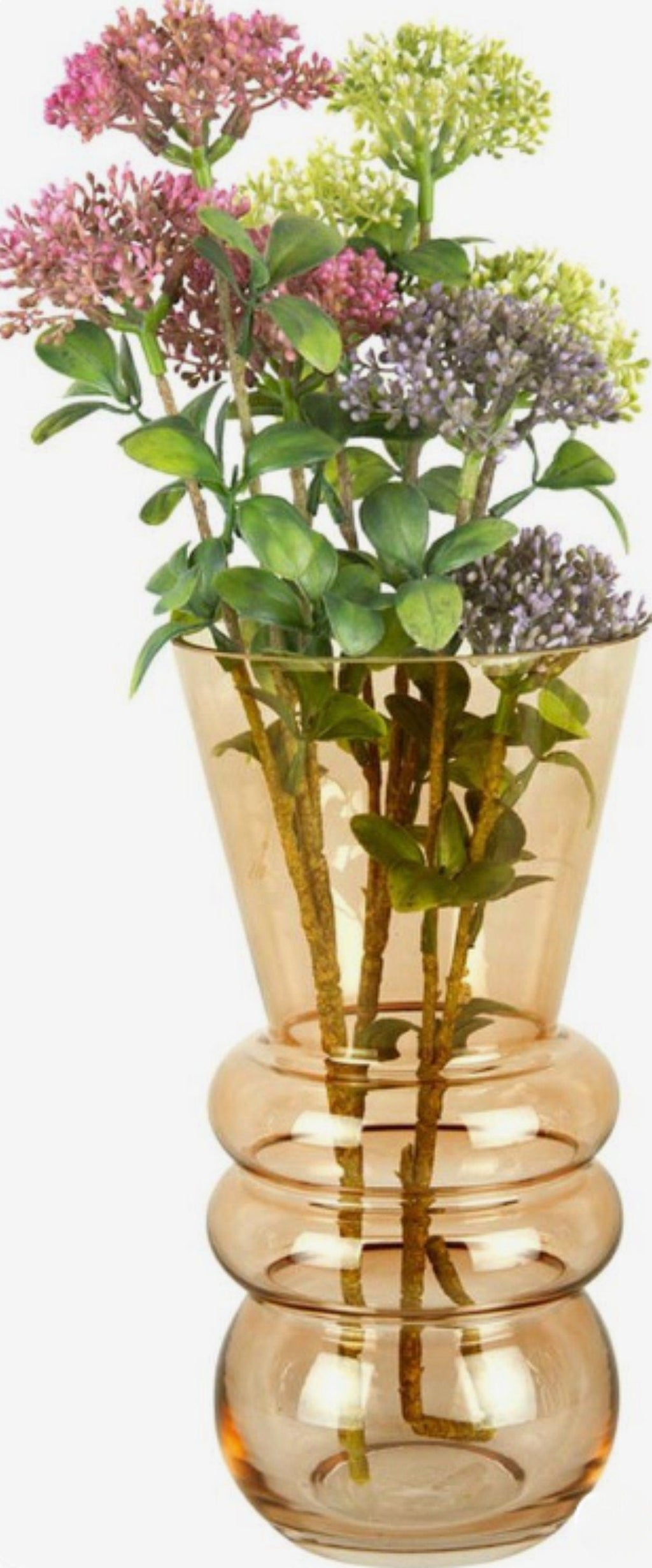 Hand Blown Glass Vase Art Deco Decorative Vases Handmade Home Decor