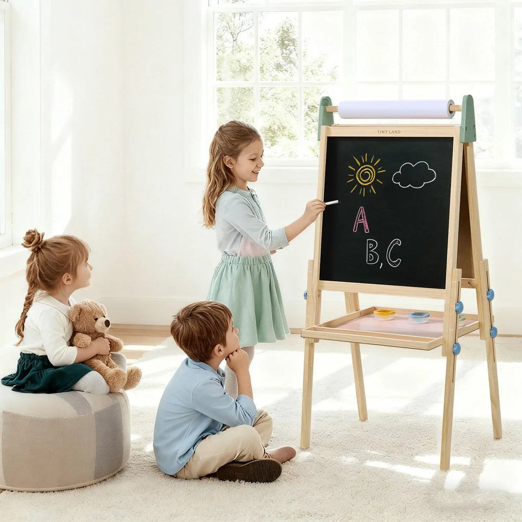 Tiny Land® 3 – in – 1 Art Easel for Kids