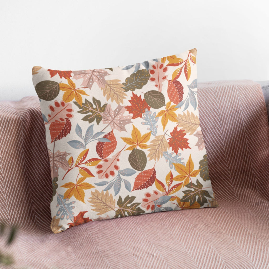 Autumn Home Decor Pillow Case, Leaf Pattern Fall Decor Cushion Cover