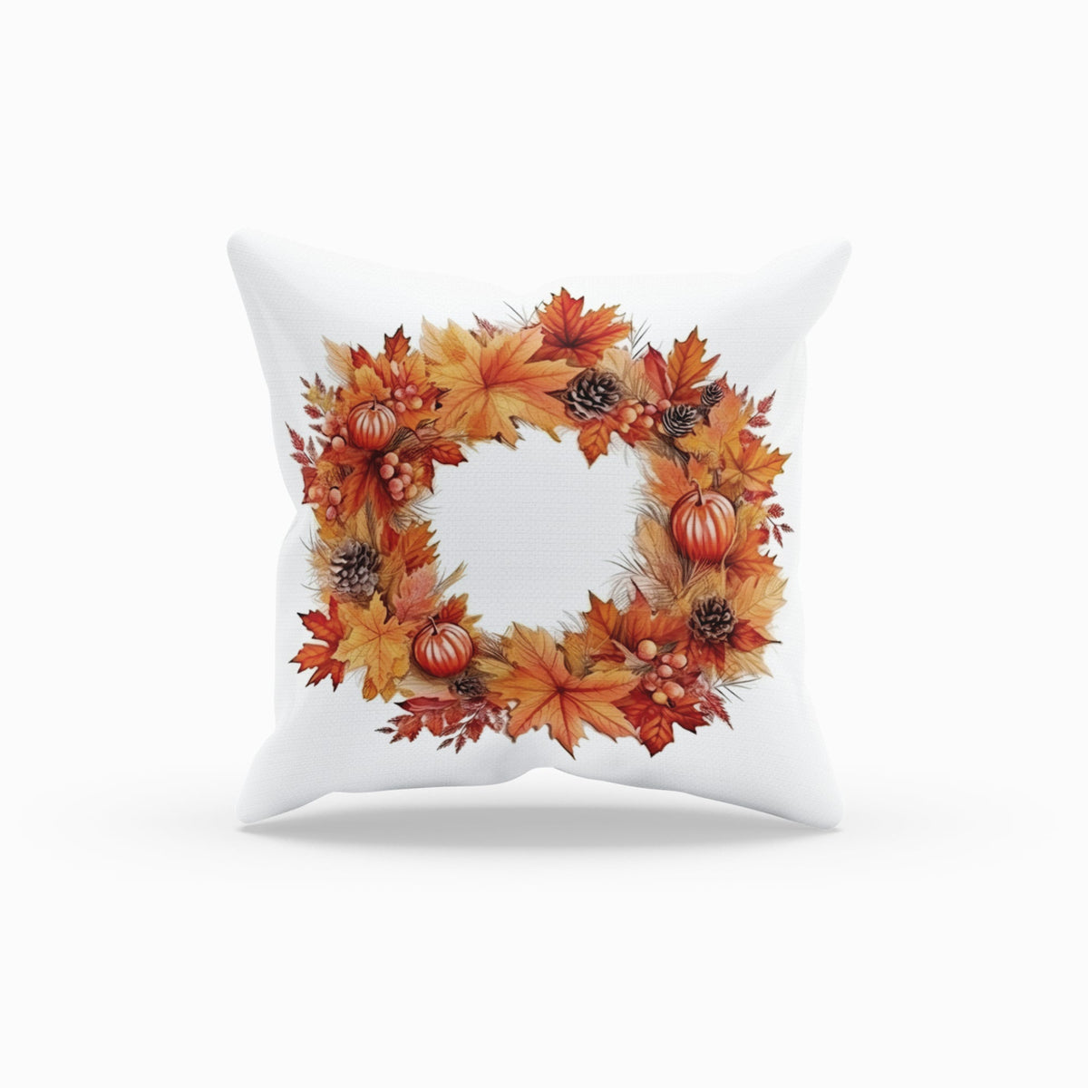 Fall Season Home Decor Throw Pillow Autumn Pattern Cushion Cover by