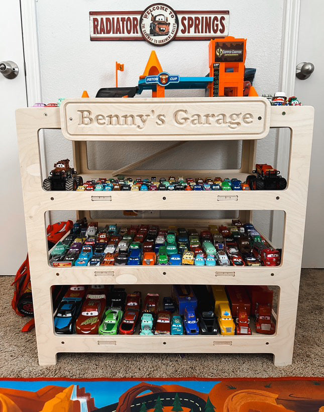 CADEN – Toy Car Ramp + Storage