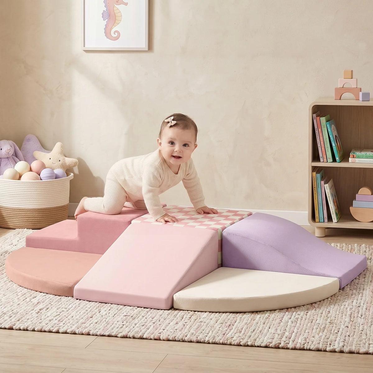 Tiny Land® PlayNest Climbing Blocks – Violet