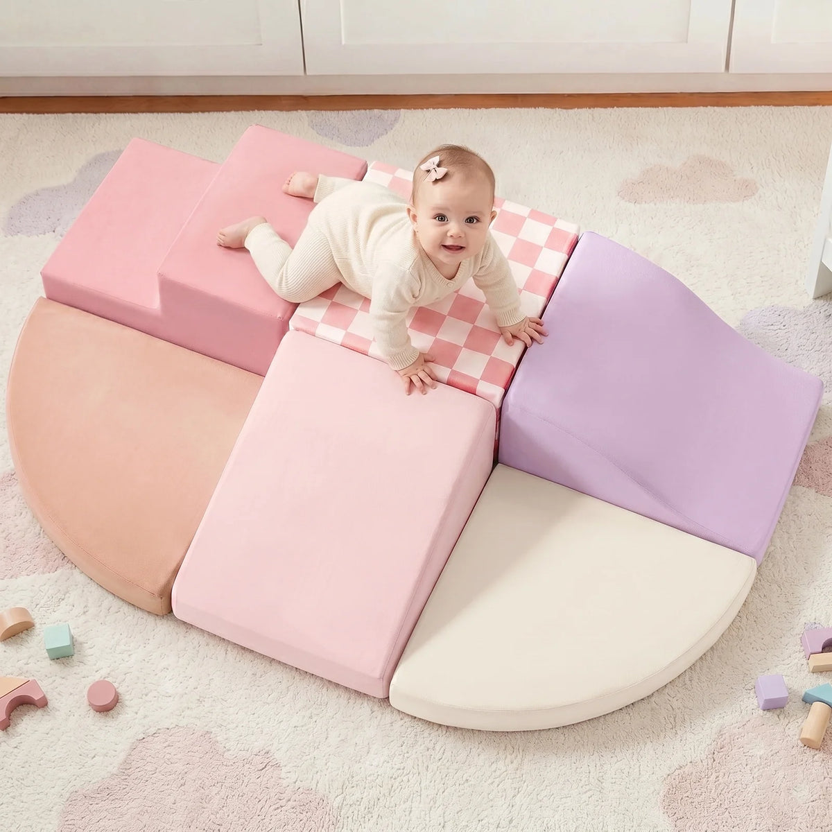 Tiny Land® PlayNest Climbing Blocks – Violet